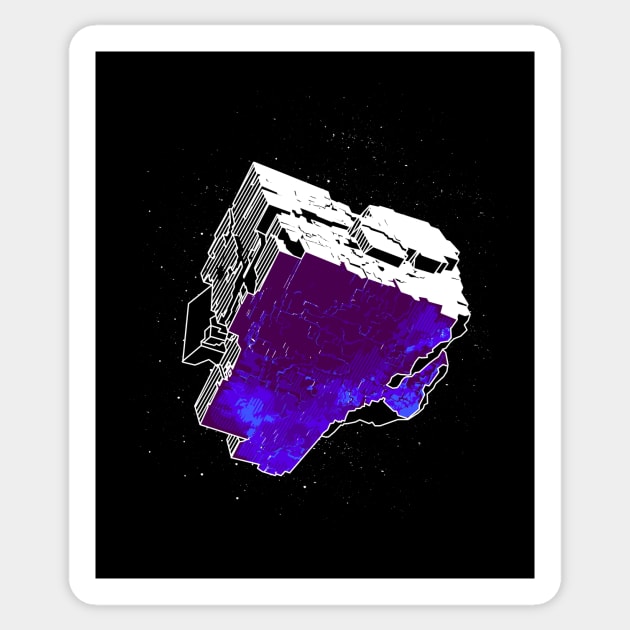 Fluorite Sticker by eranfowler